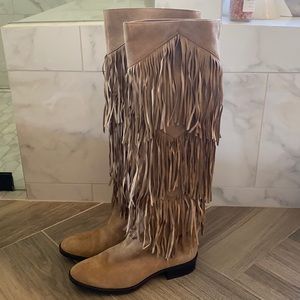 Sam Edelman fringe boots